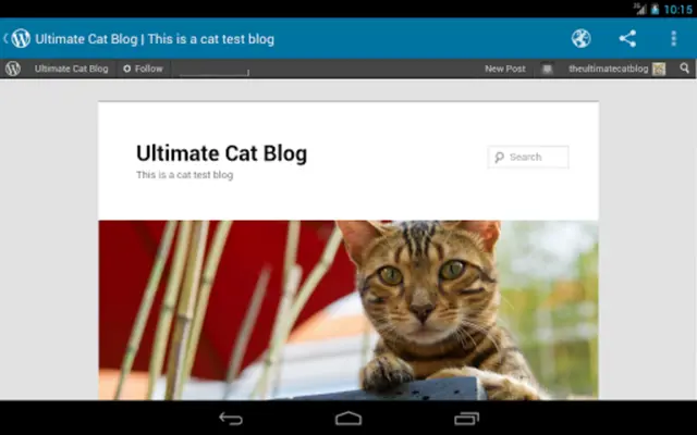 WordPress android App screenshot 0